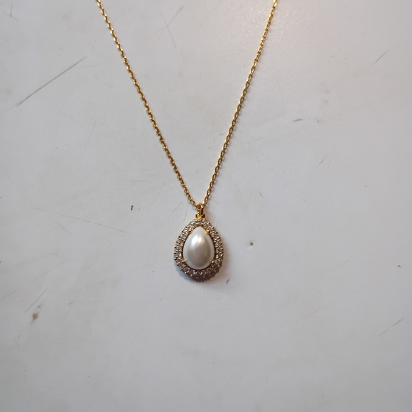 Kate Spade Cream And Gold Necklace - Picture 2 of 10